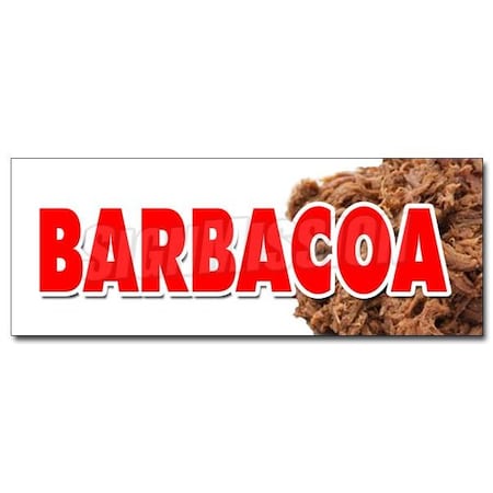 Signmission BARBACOA DECAL sticker caribbean mexico mexican pork beef goat barbecue, D-36 Barbacoa D-36 Barbacoa